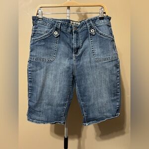 Women's Blue Denim Jean Shorts